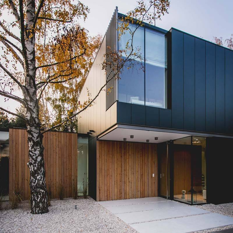 ''Awers i Rewers. Dom na Ursynowie od 77 STUDIO architektury''