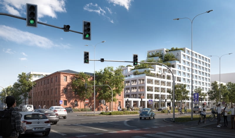 ''Płock: Nowe centrum ze starym młynem. Koncepcja pracowni 77Studio architektury''